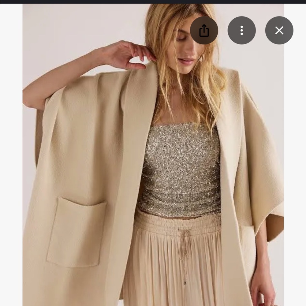 Free People All I Need Cozy Hooded Duster